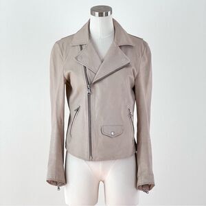 Vintage June Leather Biker Jacket Size S